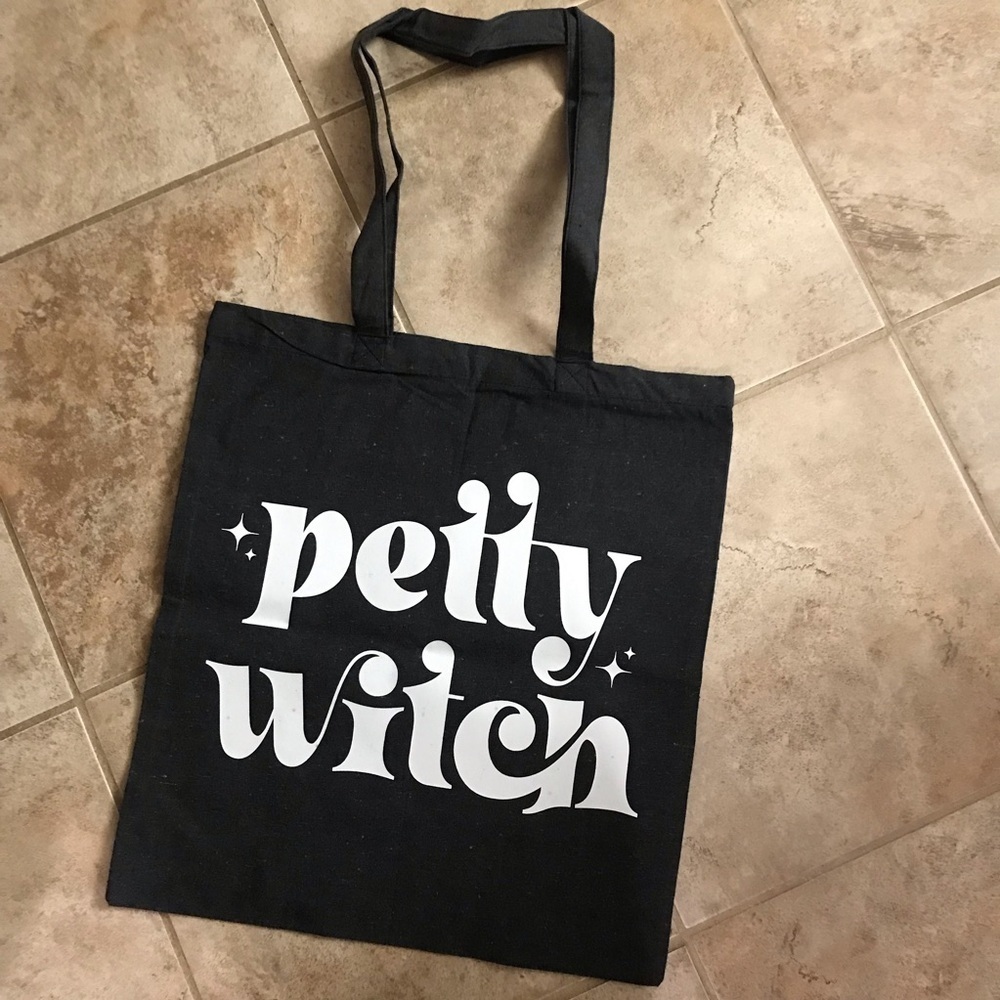 ▪️petty witch Linen Tote